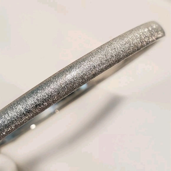 Vintage Monet Silver Bangle - Picture 2 of 6